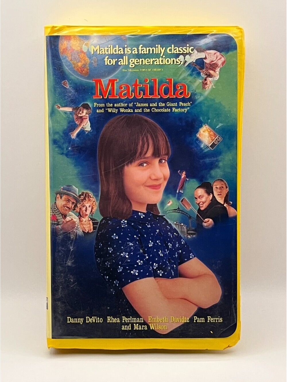 Matilda VHS Clamshell Danny DeVito 1990s Children's